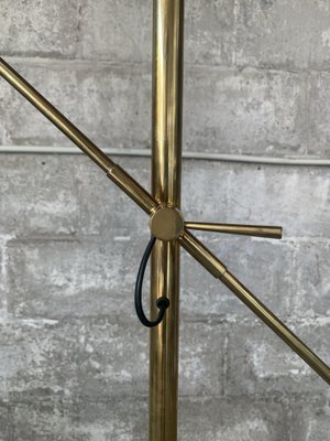 Midcentury_Modern_Adjustable_Floor_Lamp_in_Brass_and_Marble,_1960s