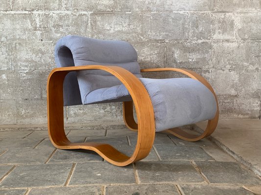 Midcentury_Modern_Curvy_Wavy_Lounge_Chair_by_Jan_Bocan,_1970s