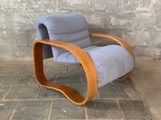 Midcentury_Modern_Curvy_Wavy_Lounge_Chair_by_Jan_Bocan,_1970s
