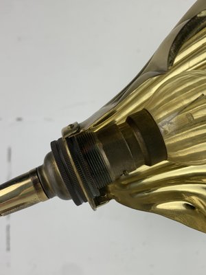 Midcentury_Modern_Marble_and_Brass_Gooseneck_Clam_Shell_Desk_Lamp_by_Tommaso_Barbi,_1970s