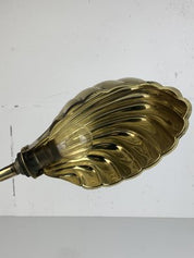 Midcentury_Modern_Marble_and_Brass_Gooseneck_Clam_Shell_Desk_Lamp_by_Tommaso_Barbi,_1970s