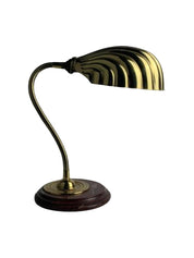 Midcentury_Modern_Marble_and_Brass_Gooseneck_Clam_Shell_Desk_Lamp_by_Tommaso_Barbi,_1970s
