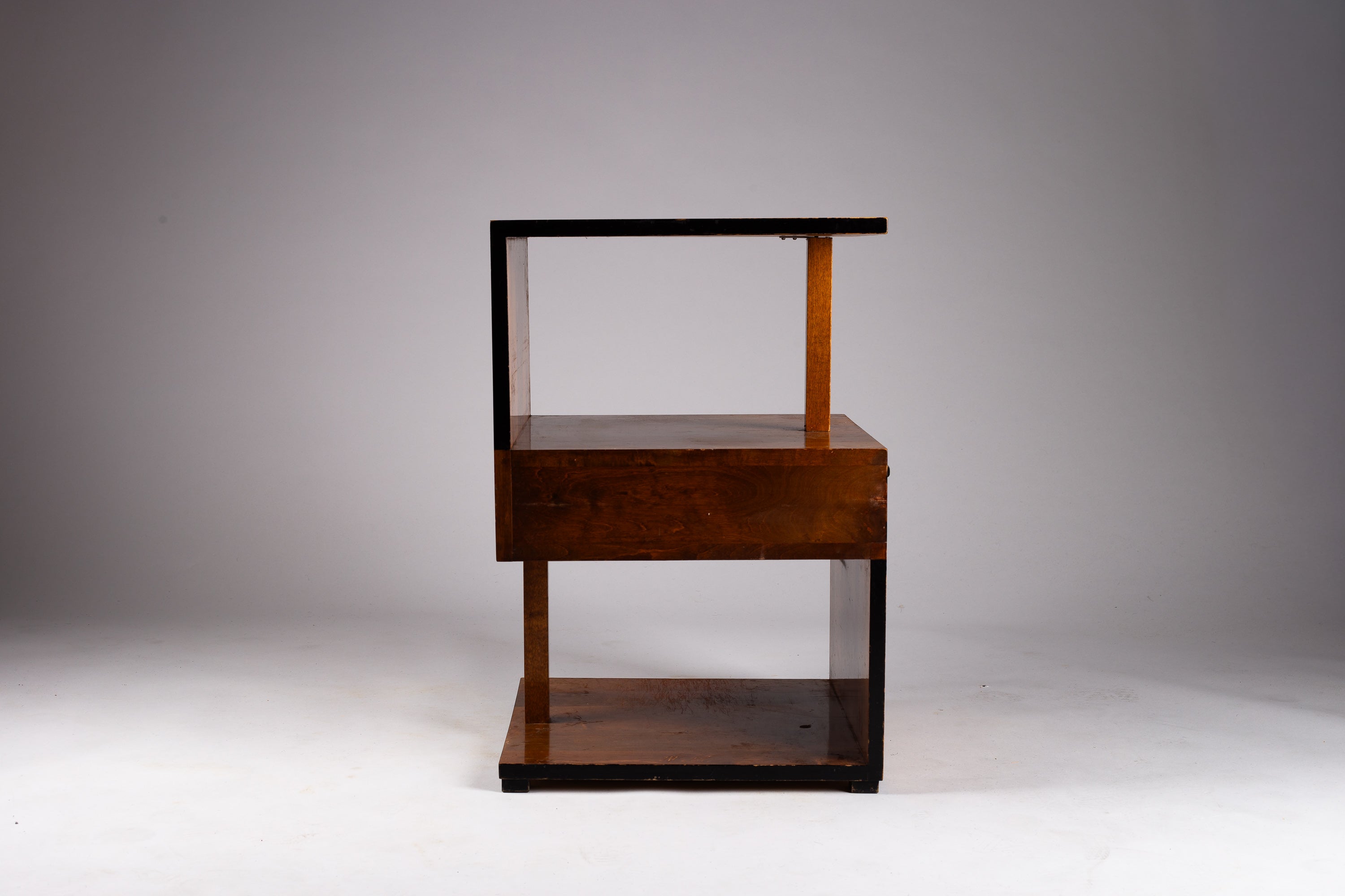 Art_Deco_Side_Table_with_Drawer_by_Mikko_Nupponen,_Lahti,_Finland,_1930s