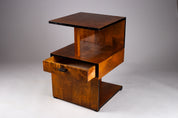 Art_Deco_Side_Table_with_Drawer_by_Mikko_Nupponen,_Lahti,_Finland,_1930s