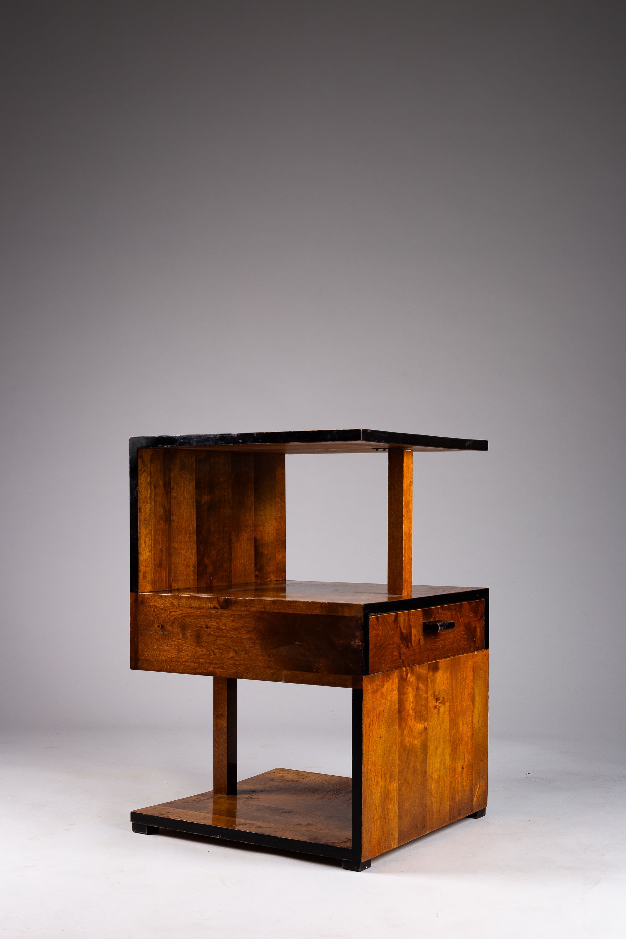 Art_Deco_Side_Table_with_Drawer_by_Mikko_Nupponen,_Lahti,_Finland,_1930s