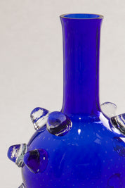Mille_Pat_Blue_Glass_Carafe_by_Sem_Schanzer_for_L’Anverre,_Belgium