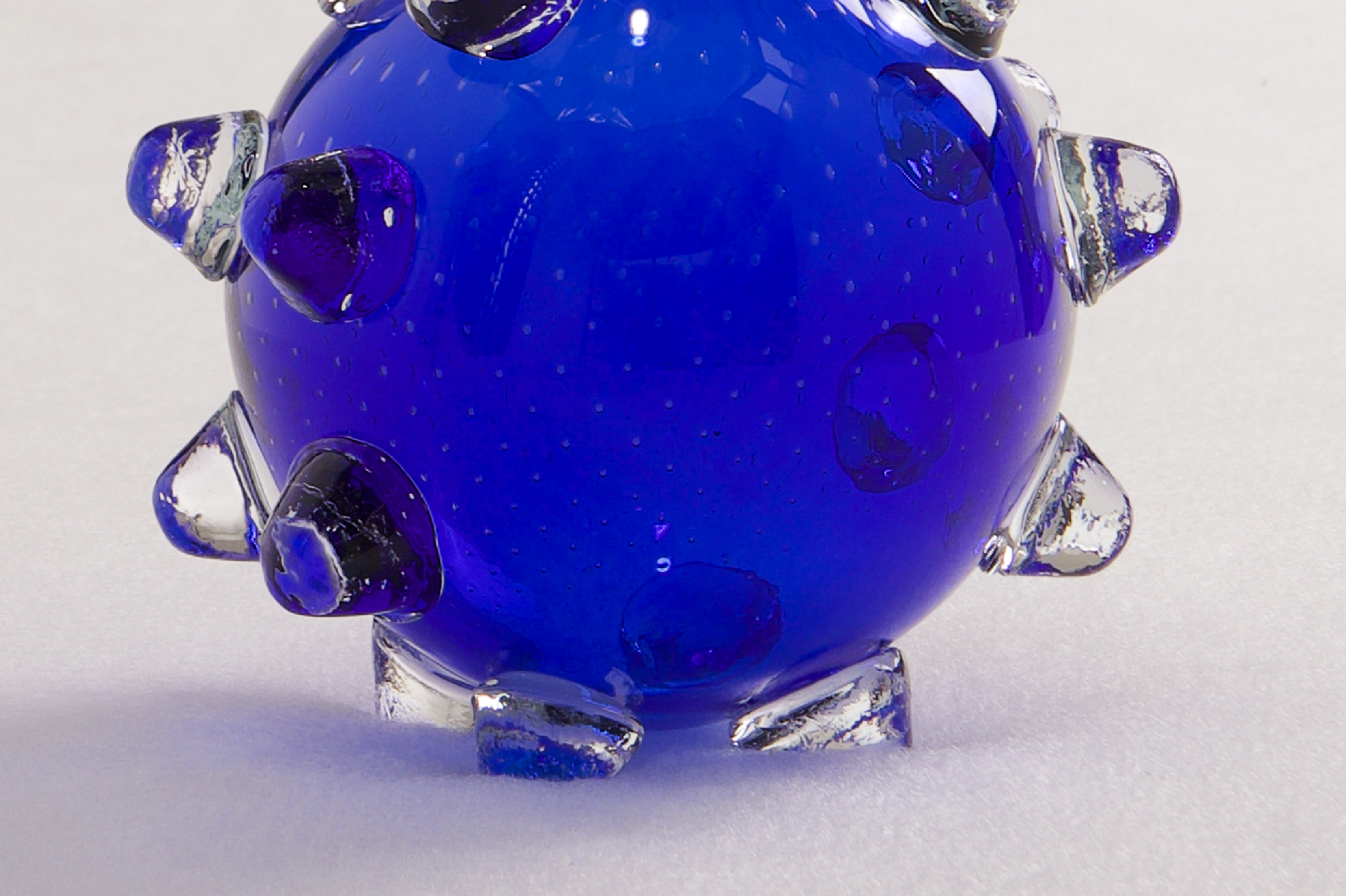 Mille_Pat_Blue_Glass_Carafe_by_Sem_Schanzer_for_L’Anverre,_Belgium