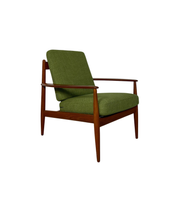 Model_118_Teak_Armchair_by_Grete_Jalk_for_France_&_Daverkosen,_Green_Upholstery,_Denmark,_1955