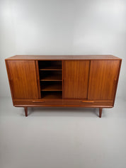 Model_13_Teak_Highboard_by_Gunni_Omann_for_Omann_Jun_Møbelfabrik,_Denmark,_1960s