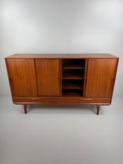 Model_13_Teak_Highboard_by_Gunni_Omann_for_Omann_Jun_Møbelfabrik,_Denmark,_1960s