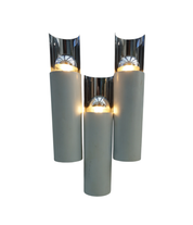 Model_2701_Three-Light_Wall_Lamp_by_Stilnovo,_Italian_Space_Age_Chrome_Wall_Sconce,_1970s