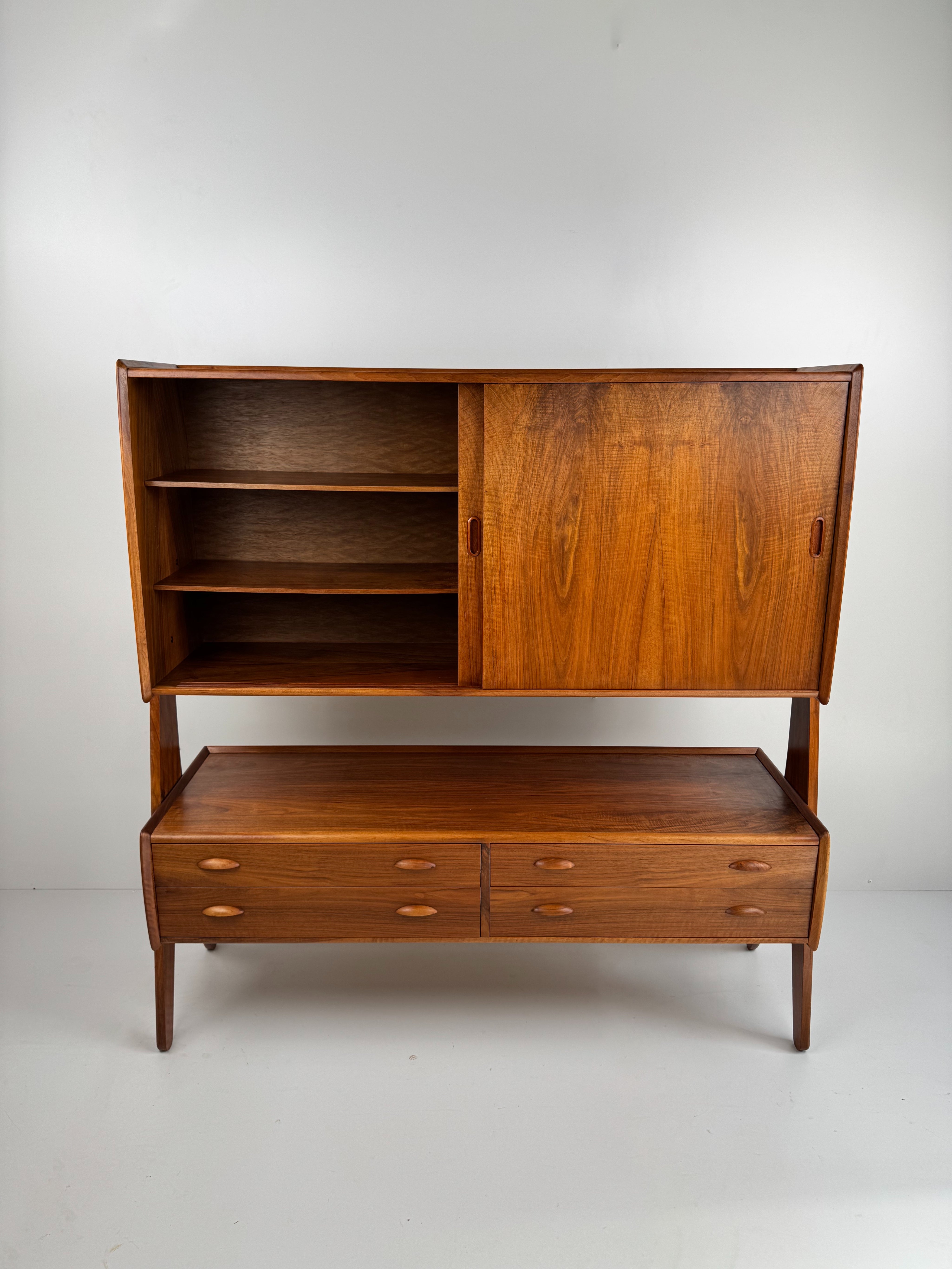 Model_53_Double_Sideboard_by_Harry_Østergaard_for_Randers_Møbelfabrik,_Teak,_Denmark,_1960s