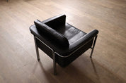 Model_6912_Lounge_Chair_by_Horst_Brüning_for_Kill_International,_Black_Leather_and_Chrome,_Germany,_1967