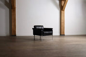 Model_6912_Lounge_Chair_by_Horst_Brüning_for_Kill_International,_Black_Leather_and_Chrome,_Germany,_1967