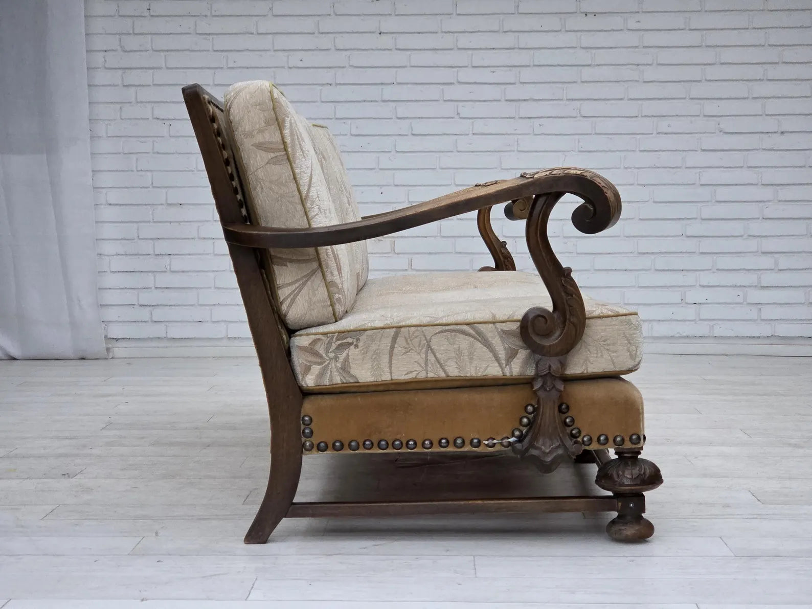Modern_3-Seat_Sofa,_Mid-Century_Oak_&_Textile,_1950s_Denmark