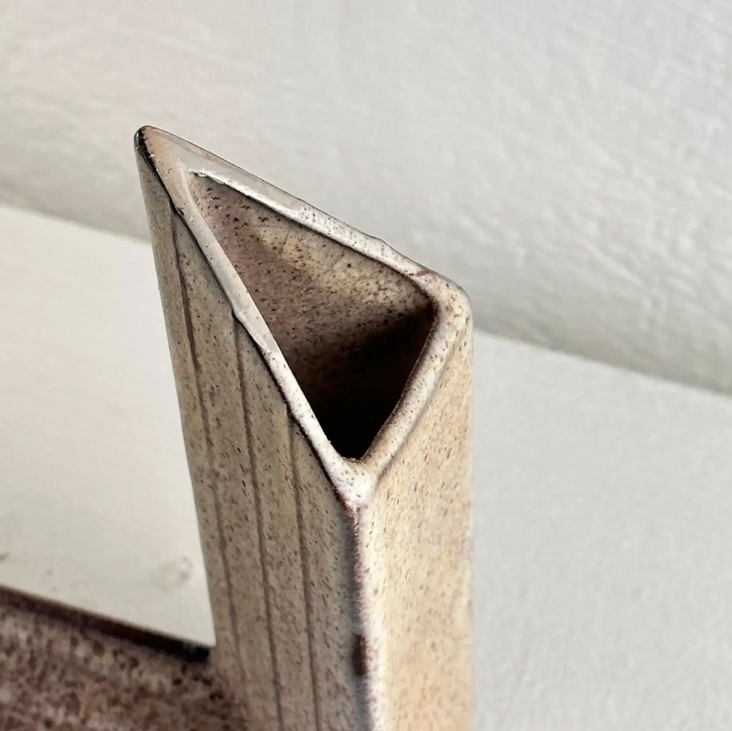 Geometric_Industrial_Ceramic_Vase_by_Alessio_Tasca,_Italy,_Mid-Century_Modern
