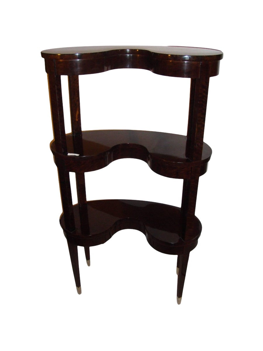 Modern_Étagère_by_Jonathan_Charles,_Brown_Polish_&_Steel,_1990s