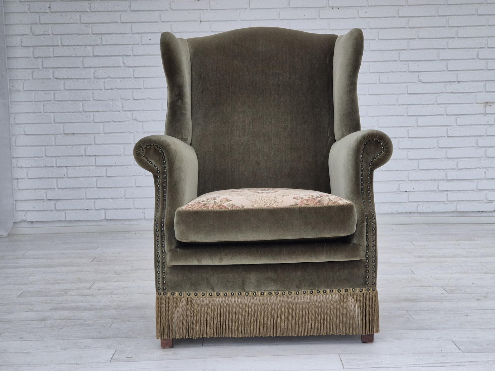 Danish_Mid-Century_High-Back_Lounge_Chair_from_1950s–1960s,_Denmark