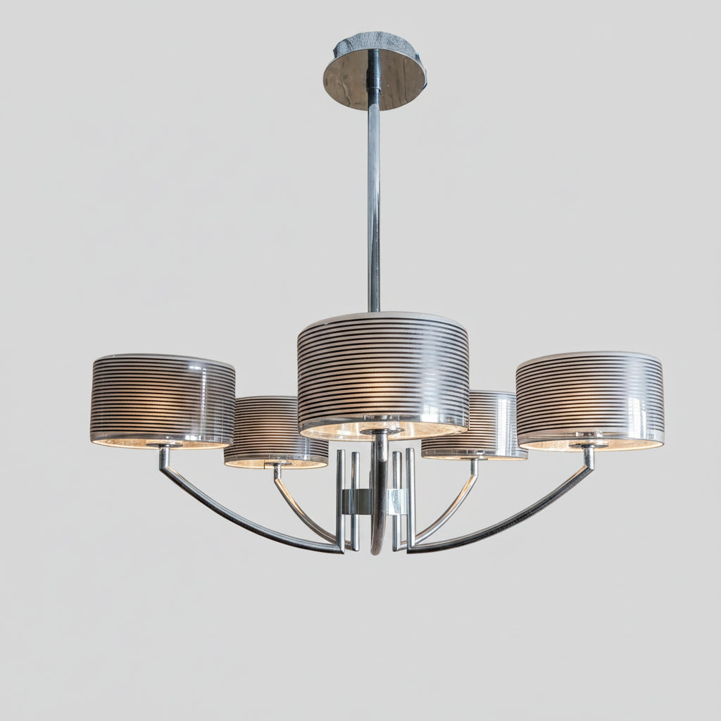 Italian_Chrome_Chandelier_with_Glass_Drum_Shades_by_Oakom