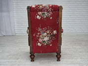 Modern_Lounge_Chair,_Bleached_Oak_&_Original_Cover,_1920s_Denmark