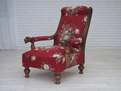 Modern_Lounge_Chair,_Bleached_Oak_&_Original_Cover,_1920s_Denmark