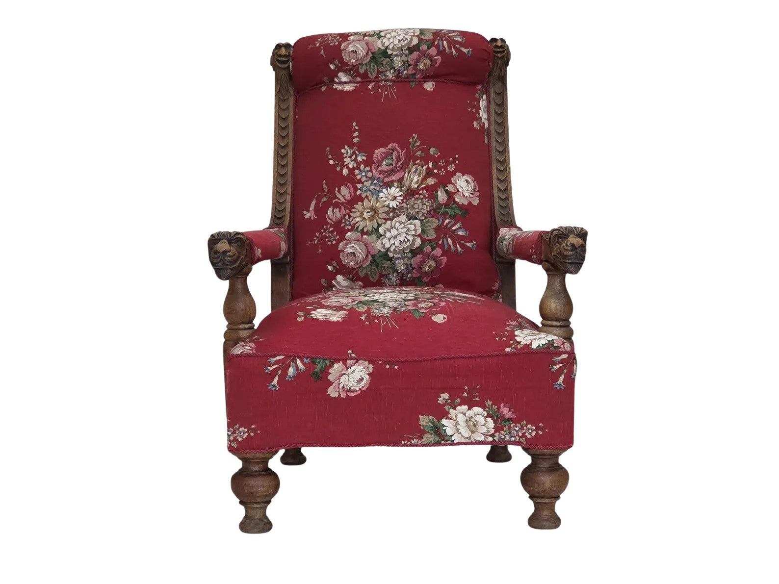 Modern_Lounge_Chair,_Bleached_Oak_&_Original_Cover,_1920s_Denmark