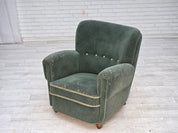Modern_Lounge_Chair,_Mid-Century_Light_Green_Upholstery,_1960s_Denmark