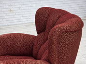 Danish_Relax_Armchair_in_Red_Wool_and_Oak,_1960s,_Denmark