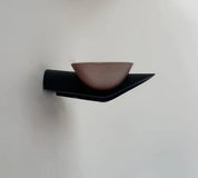 Modernist_Black_Lacquered_Metal_and_Wood_Wall_Sconce,_France_1980s