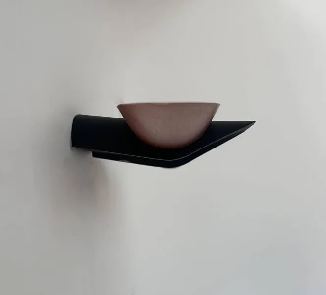 Modernist_Black_Lacquered_Metal_and_Wood_Wall_Sconce,_France_1980s