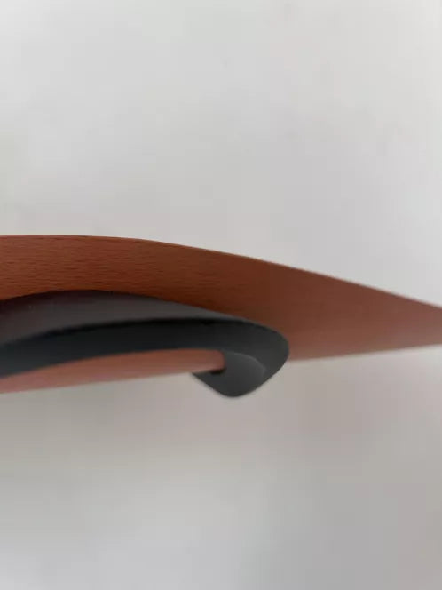 Modernist_Black_Lacquered_Metal_and_Wood_Wall_Sconce,_France_1980s