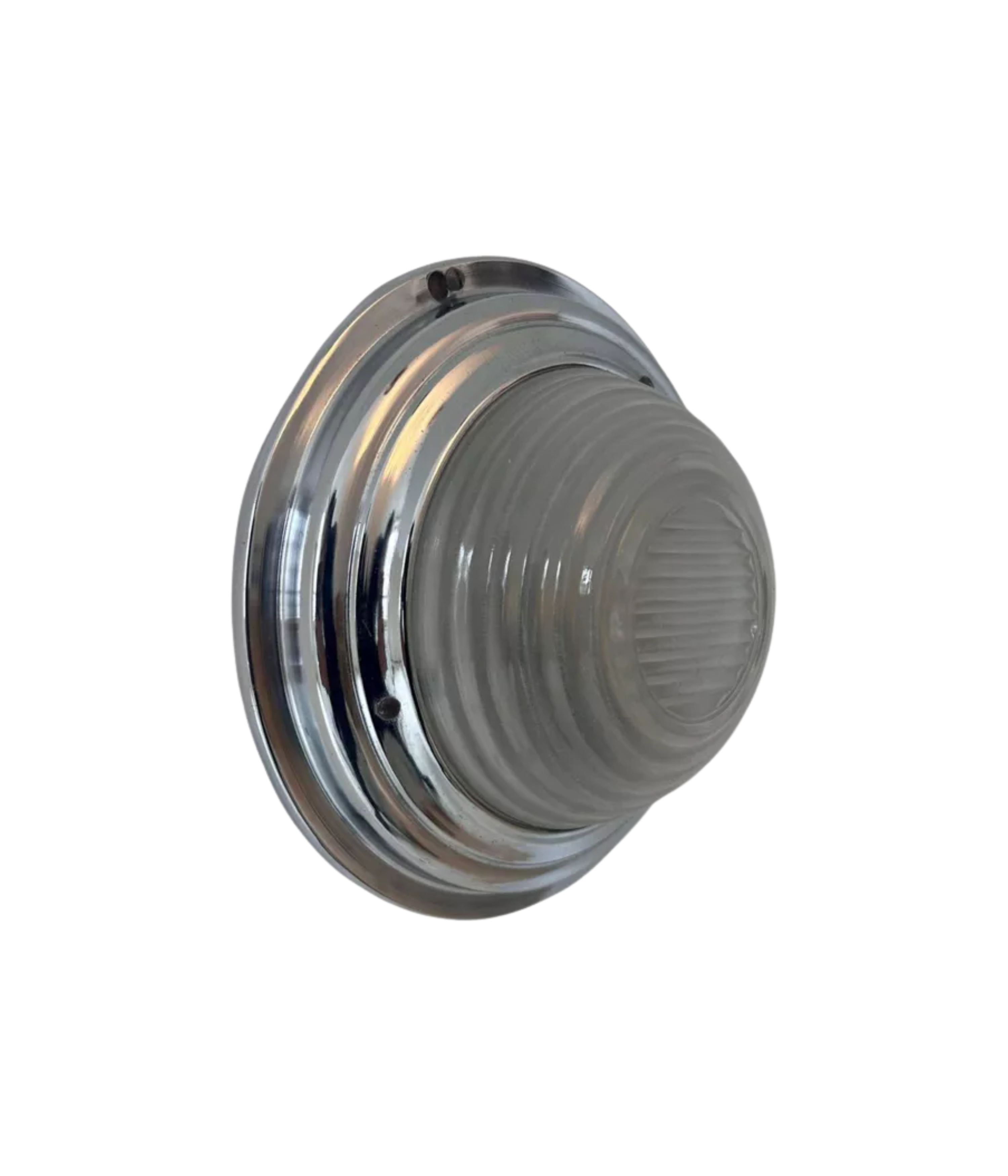 Modernist_Chrome_and_Frosted_Glass_Wall_Sconce,_France_1930s