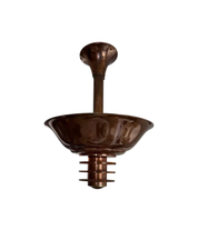 Modernist_Copper_and_Glass_Chandelier,_France_1930s
