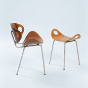 Set_of_Rare_Olof_Kettunen_Chair_and_Stool_for_Merivaara,_Finland_1950s