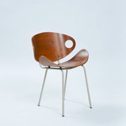 Set_of_Rare_Olof_Kettunen_Chair_and_Stool_for_Merivaara,_Finland_1950s