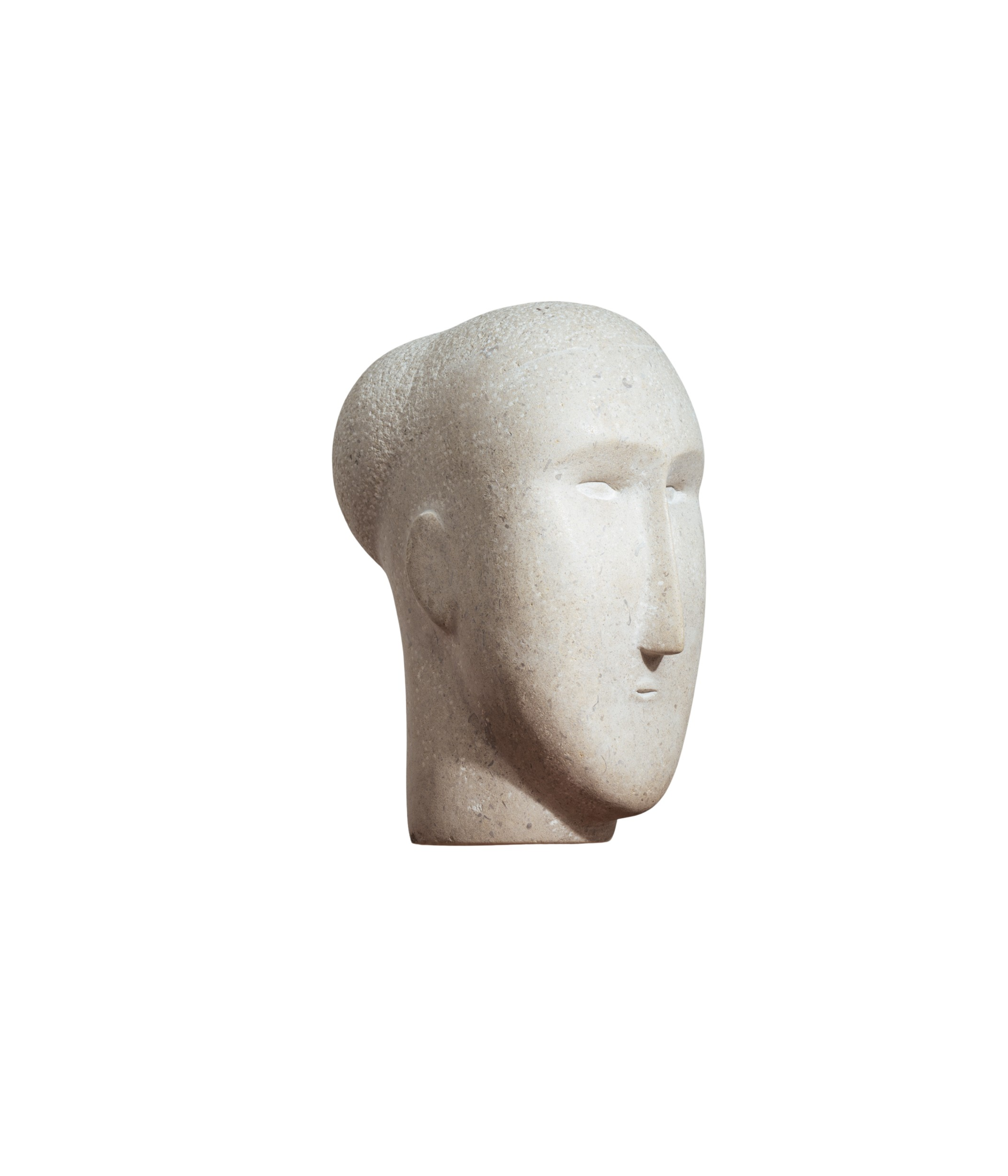 Modernist_Sandstone_Female_Bust_Sculpture,_Mid-20th_Century
