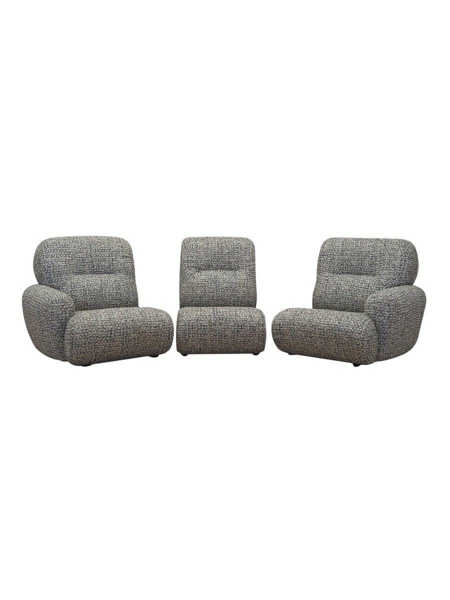 Set_of_3_Modular_Sofa,_Italian_Design,_Fabric_Upholstery,_1960s,_Italy