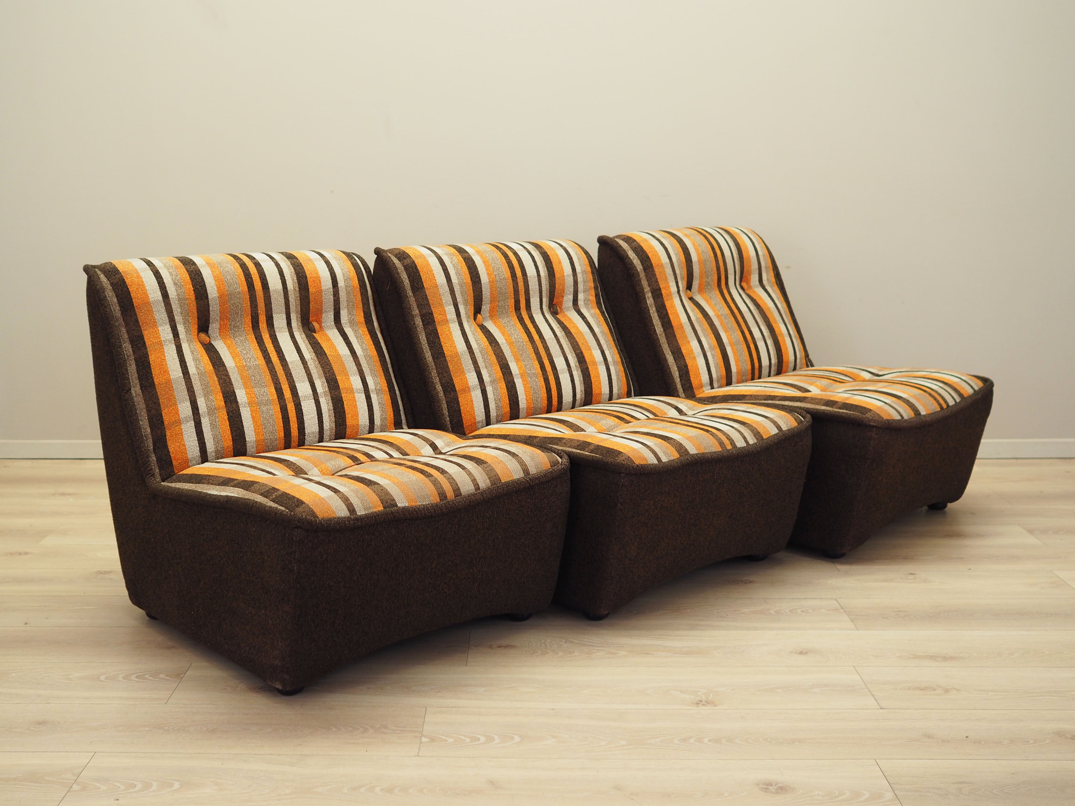 Set_of_3_Modular_Sofa,_Original_Upholstery_Fabric,_1960s,_Italy