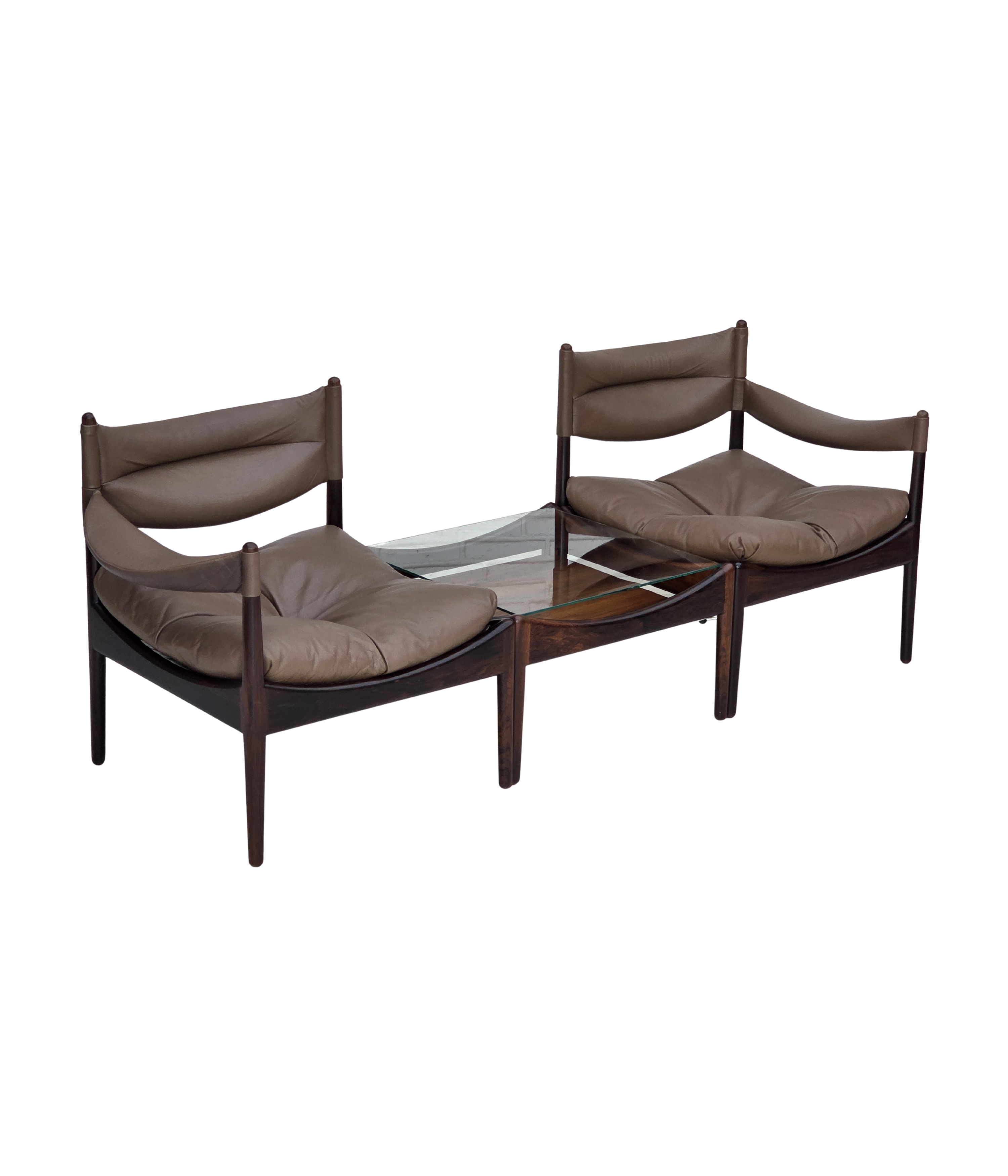 Modus_Modular_Leather_Sofa_Set_with_Teak_and_Glass_Side_Table_by_Kristian_Vedel_for_Søren_Willadsen,_Denmark,_1974