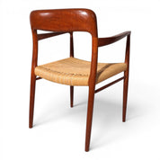 Niels_Otto_Møller_Model_56_Armchair_in_Teak_and_Papercord_for_J.L._Møllers_Møbelfabrik