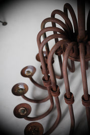 Large_Antique_16_Arm_Candle_Chandelier_with_Aged_Patina,_Rustic_European_Iron_Lighting