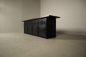 Monumental_Architectural_Sideboard_in_Ebonized_Wood_with_Four_Doors_and_Drawers,_Belgium