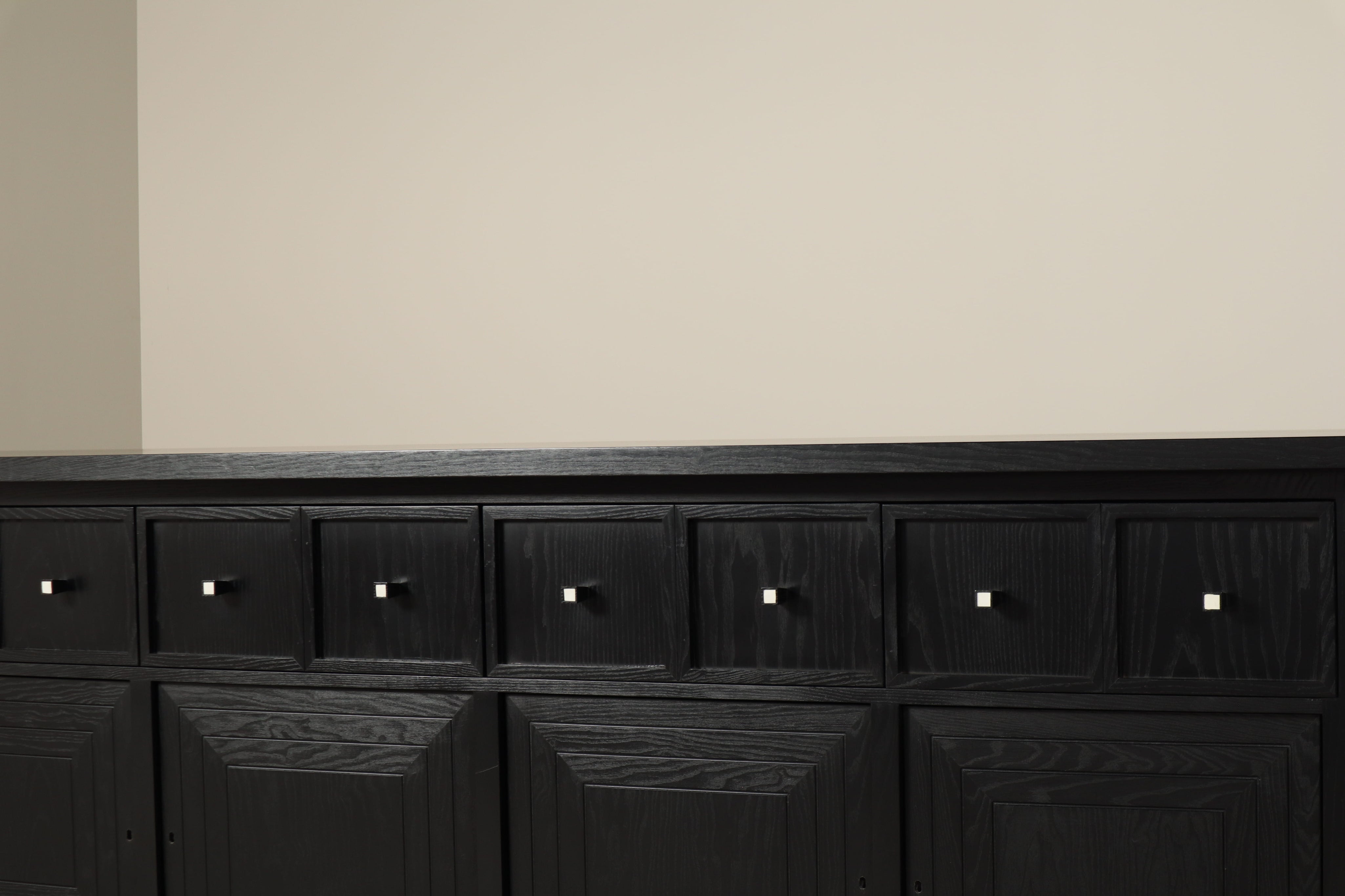 Monumental_Architectural_Sideboard_in_Ebonized_Wood_with_Four_Doors_and_Drawers,_Belgium