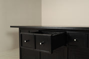 Monumental_Architectural_Sideboard_in_Ebonized_Wood_with_Four_Doors_and_Drawers,_Belgium