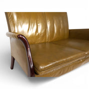 Moss_green_Froxfield_leather_two-seater_sofa_by_Parker_Knoll,_1960