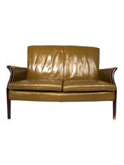 Moss_green_Froxfield_leather_two-seater_sofa_by_Parker_Knoll,_1960