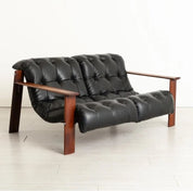 Percival_Lafer_MP-129_Two_Seater_Sofa_in_Black_Leather_and_Wood,_Brazil,_1970s