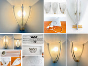 Set_of_2_Murano_Glass_Wall_Sconces_by_Ernesto_Gismondi_for_VeArt,_Vesta,_Italy_1990s