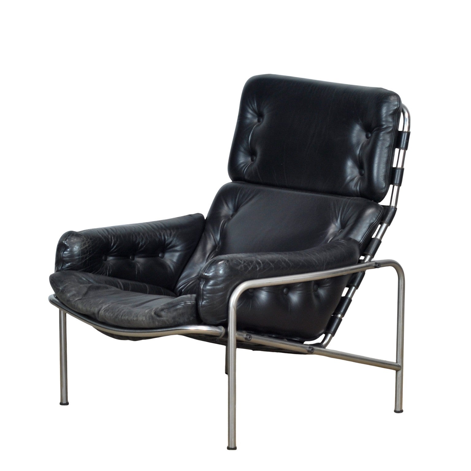 Nagoya_SZ09_black_lounge_chair_by_Martin_Visser_from_1960s