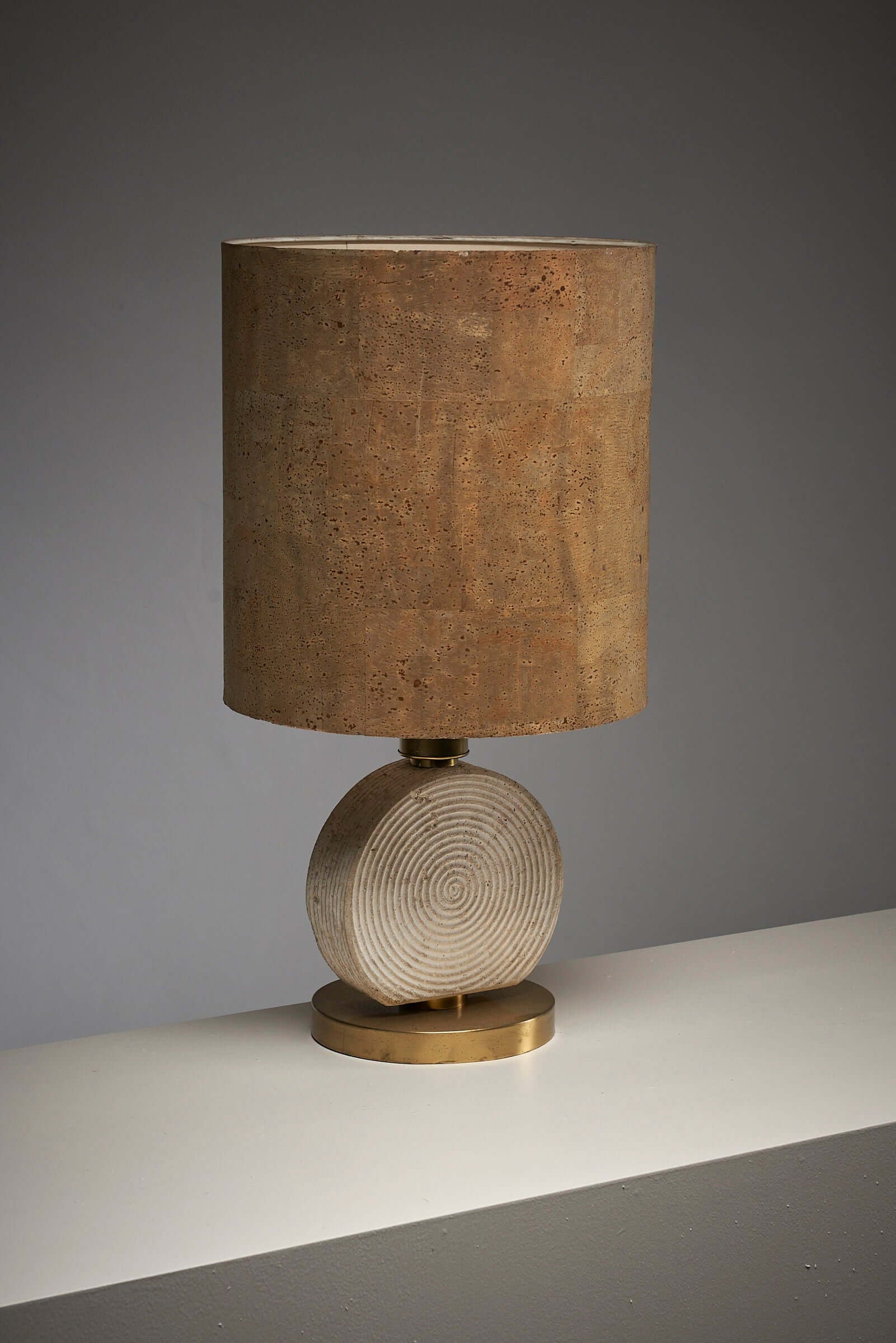 Naturel_Table_Lamp,_Scarnicci,_Travertine_&_Cork,_1980,_Italy